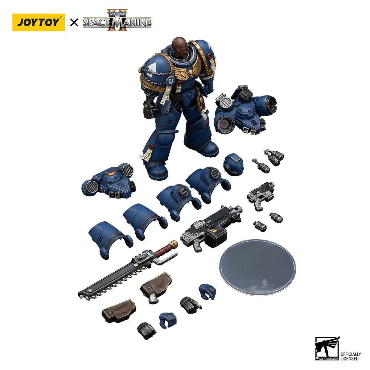JOYTOY Warhammmer 40K 1/18 Екшън фигурка Ultramarines лейтенант Титус Гадриел Чаирон Колекционерско издание Аниме Фигурки Играчки