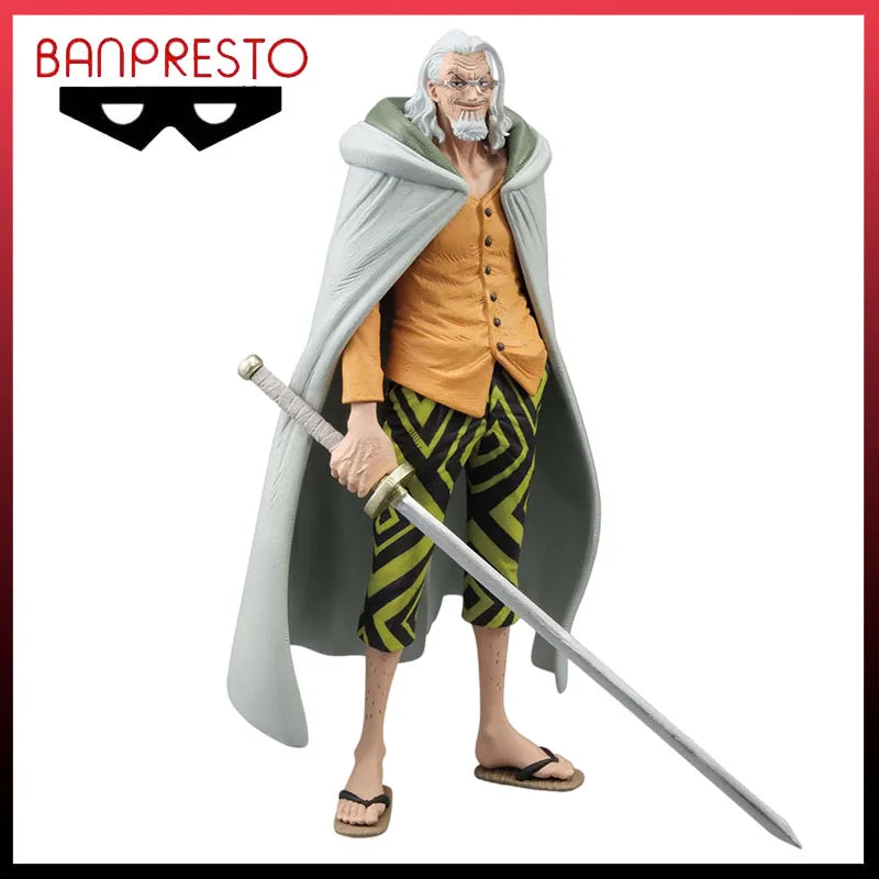 ART KING ONE PIECE SILVERS RAYLEIGH DARK KING 25CM SCALE PVC FIGURE ANIME OFFICIAL COLLECTIBLE WITH BASE original garage kit