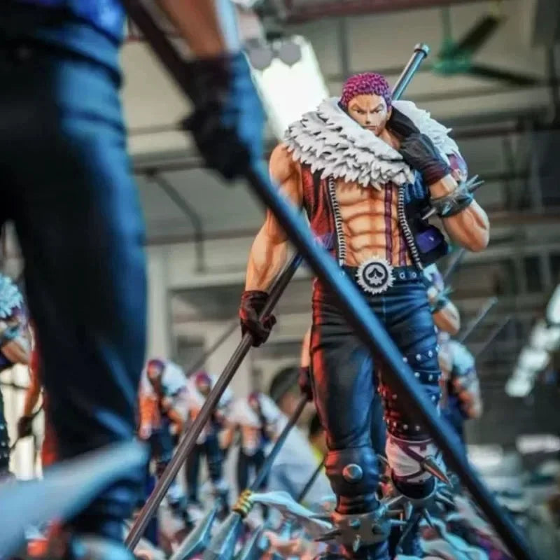 Anime One Piece Figuren Charlotte Katakuri Actionfiguren One Piece PVC GK 47 cm Modellsammlung Statue Ornament Geburtstagsgeschenke