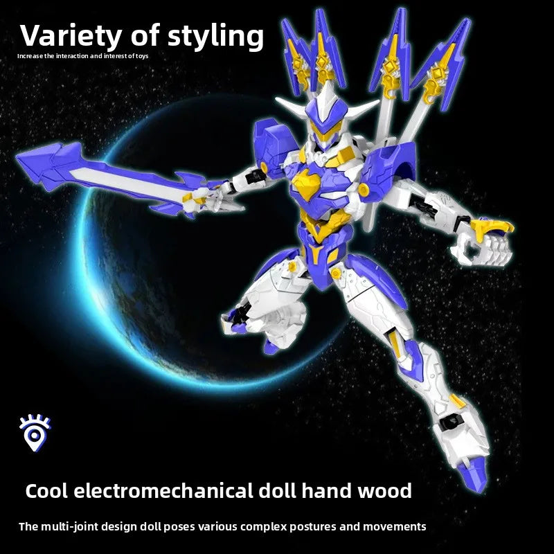 New Version Multi Jointed Movable Robot Toy Multi Form 13 Action Figure DIY Assemble Mecha Model Kit Kids Toys Gifts Ornament