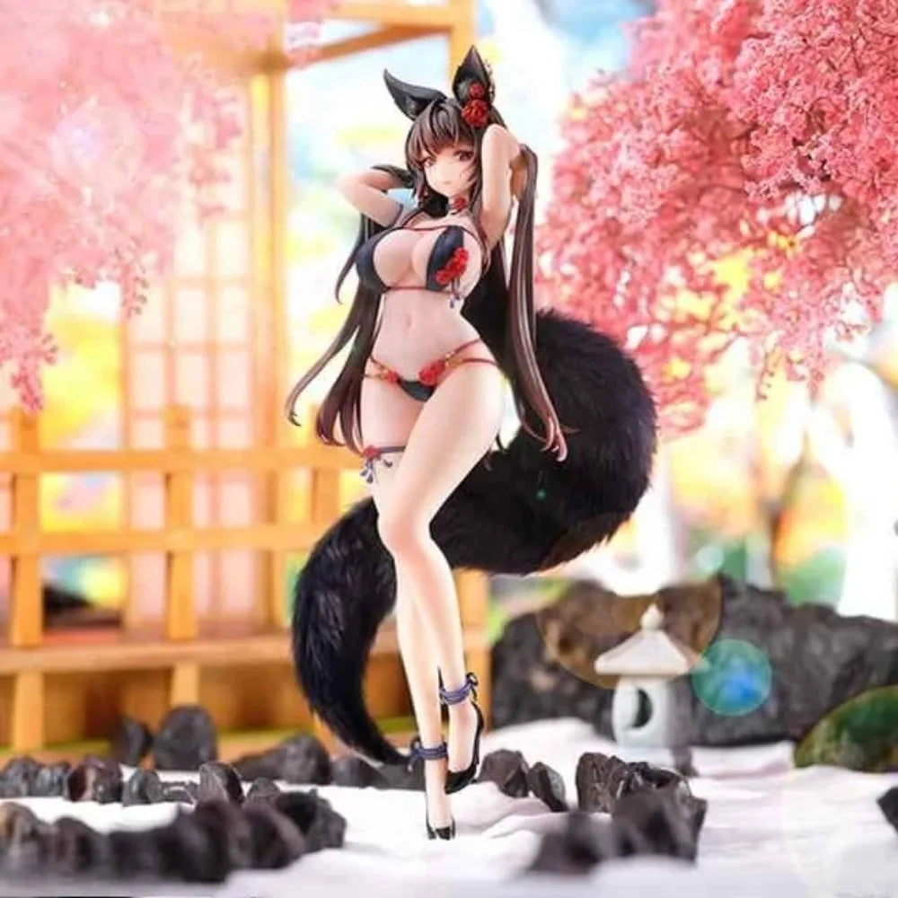 In Stock Brand New Original Painting Rose Bara Fox Girl Chasing Eyes 1/6 Scale Anime Figure Model Toy