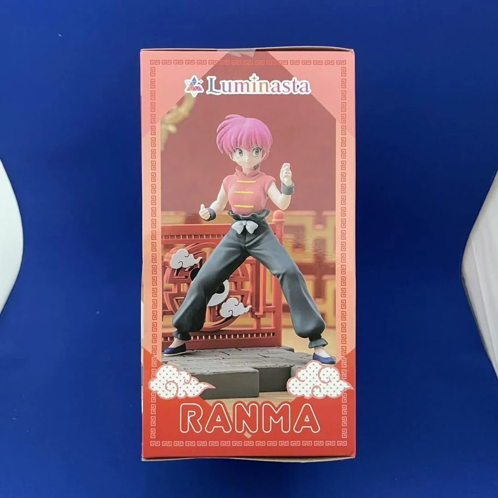 Original SEGA Ranma 1/2 Luminasta Shampoo Tendou Akane Saotome Ranma 19Cm Kawaii Doll Action Figure PVC Model Collectible Toys
