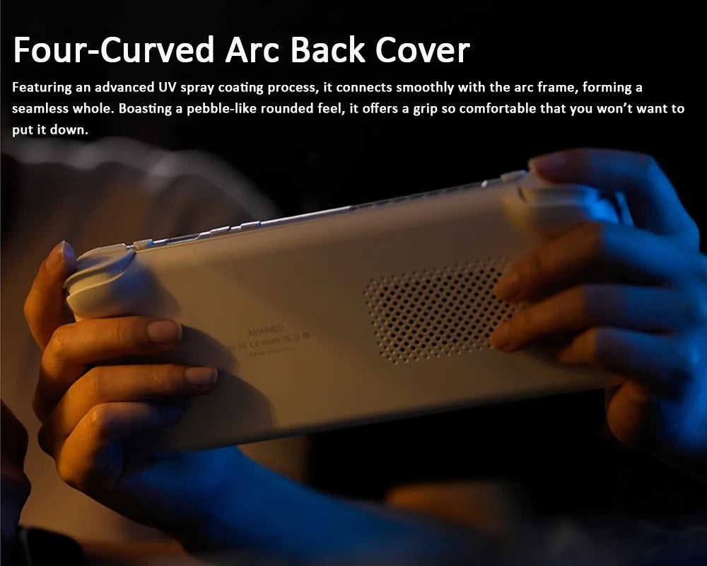 MicroData AYANEO Pocket S2 Retro Handheld Game Console - 5.5" Screen, 5000mAh, 1080p 500Nits Foldable Gaming Device
