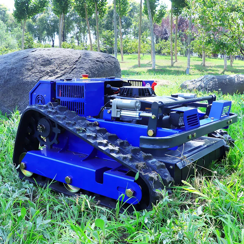 Customized 550mm Four-Stroke Self-Propelled Remote-Controlled Lawn Mower, an Outdoor Maintenance Robot Suitable for Garden Lawns