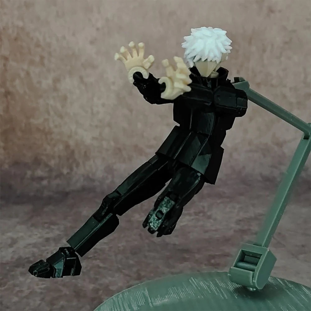 3D Printed Gojo Satoru Jujutsu Kaisen Anime Multi-Jointed Shapeshift Toys Action Figures Mannequin Model Ornaments Gifts