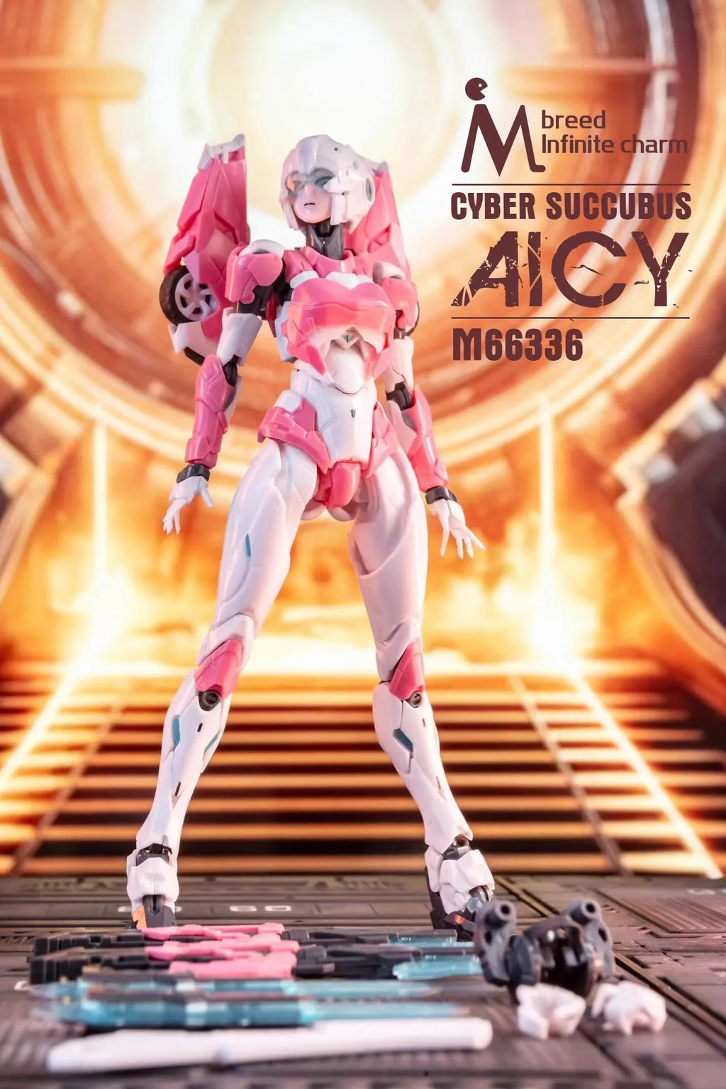 В наличност M Breed Arcee Комплект за сглобяване на модел Aicy Трансформиращ се робот Екшън фигурки M66337 KO Riobot Робот Момчета Подаръци