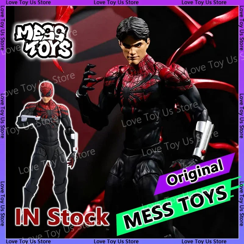 Original Mess Toys Superior Spider-Man Figure – Doctor Octopus Peter Parker Neighbor Anime Action Toy