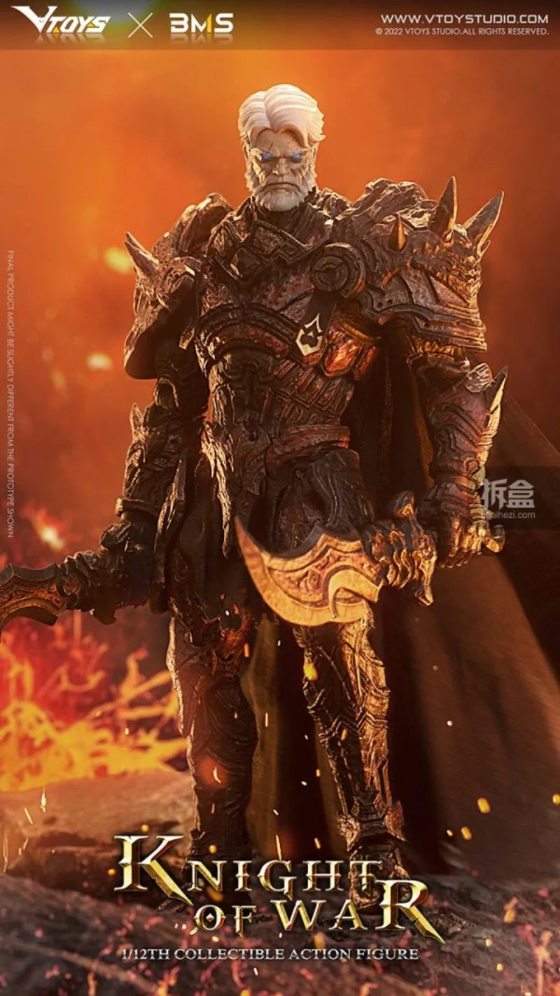 VTOYS BMS Crazy Figure Genuine Dark Fantasy Series King Arthur Knight of War Mythology 1/12scale Action Figures Model Toys