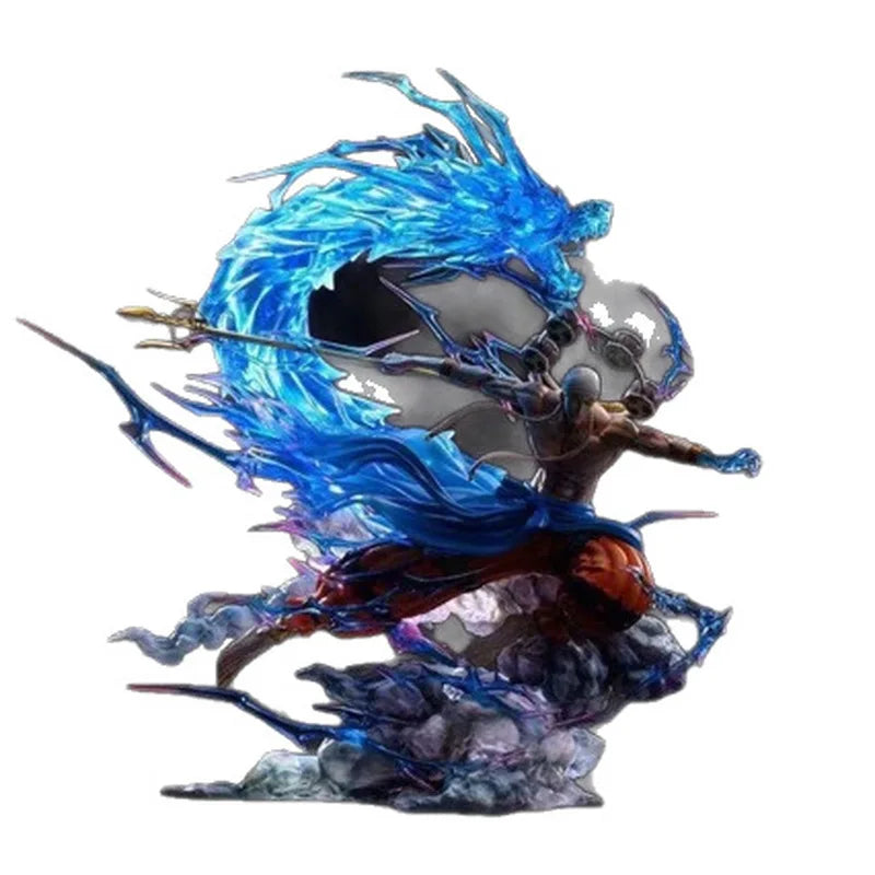 One Piece Glowing Thunder God Enel Figure Anime Collectible PVC Statue Decorative Figurine Model Gift For Anime Fans Home Decor