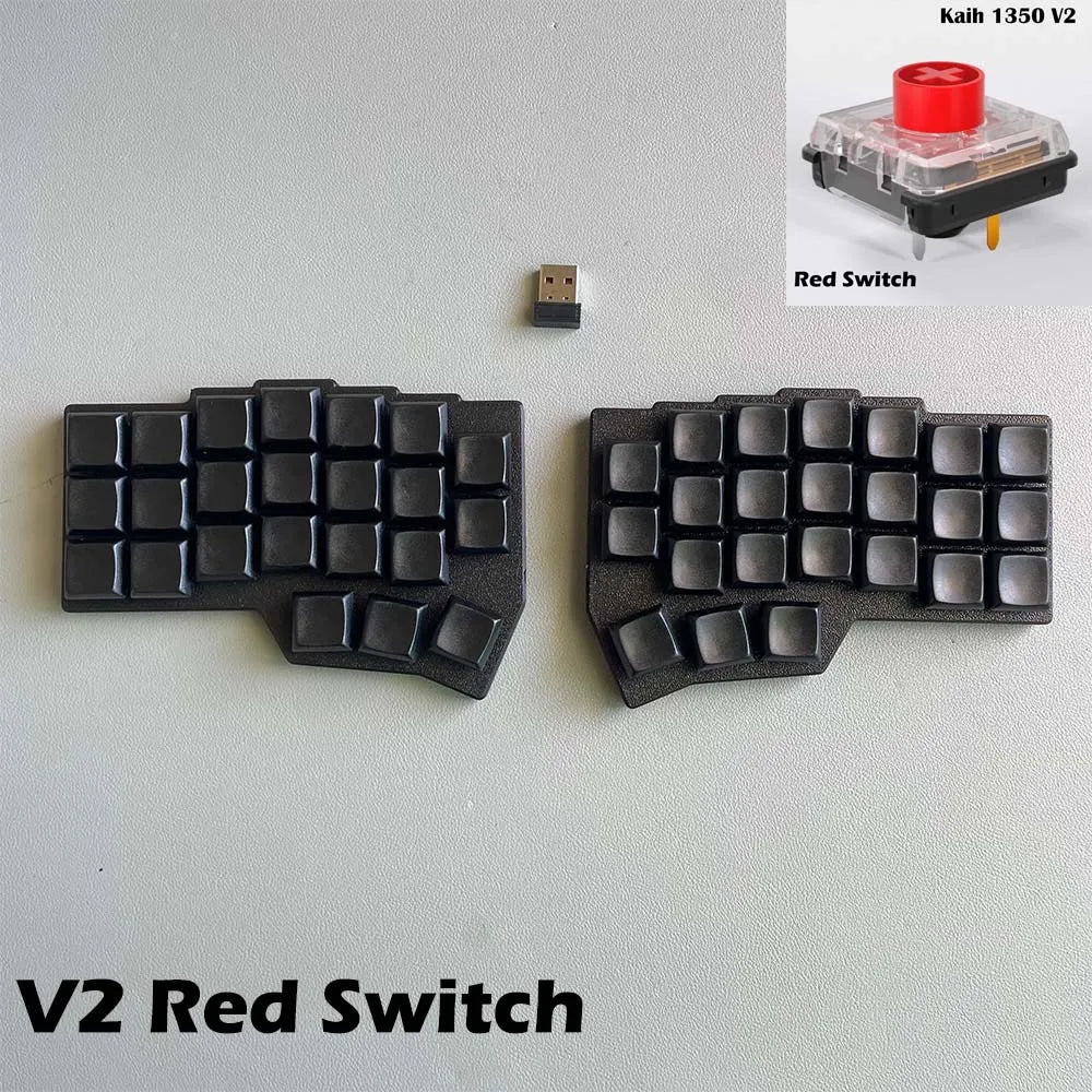 CHOC CORNE V4.1 Low Profile Ultrathin Split Mechanical Keyboard Hot-swap Kaih V1/V2 Switch 2.4G Wireless VIAL Programmable