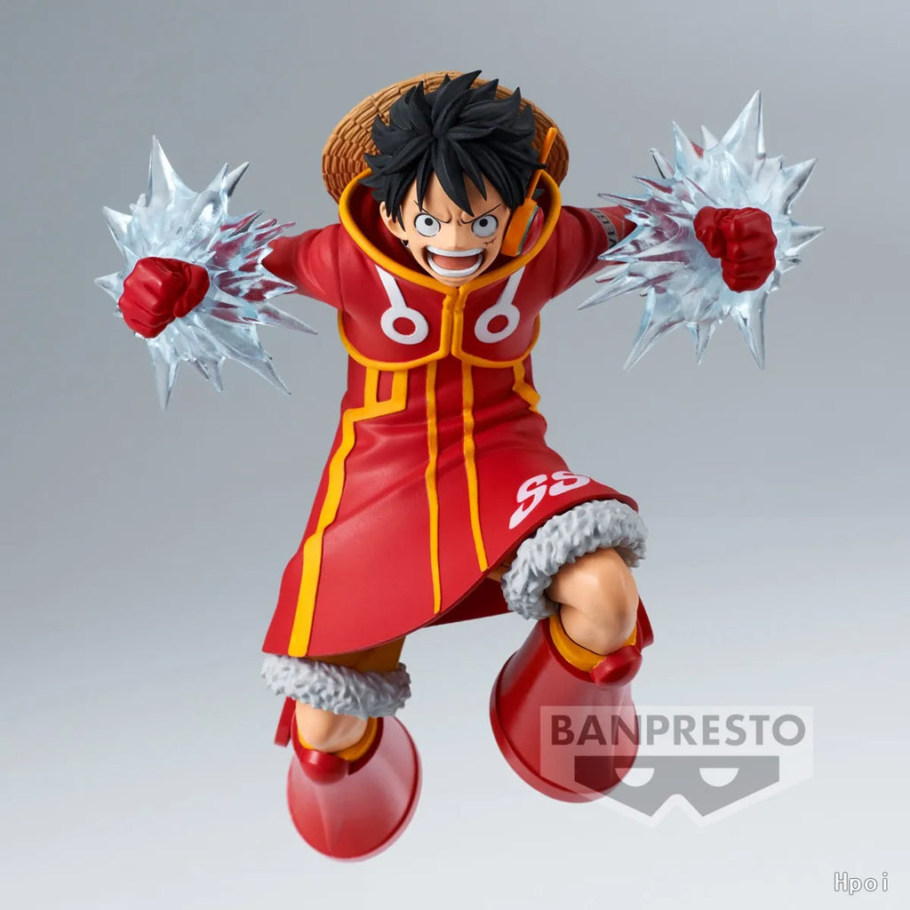 Original BANDAI BANPRESTO BATTLE RECORD COLLECTION One Piece Monkey D. Luffy Anime Character Figure Model Gift Ornaments