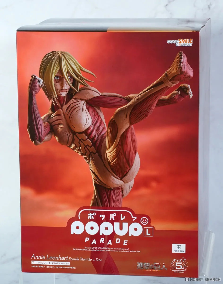 100% Original Genuine in Stock Good Smile Company Pop Up Parade Shingeki No Kyojin Annie Leonhart L Quality Assurance Gift
