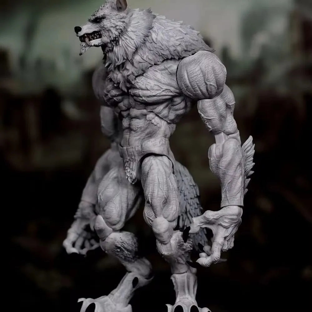 LC The Crypt Fenrir Son Of Loki Nordic Mythological Giant Wolf Full Set 10inch Action Figure Body Fury Animal Model Toys Gifts