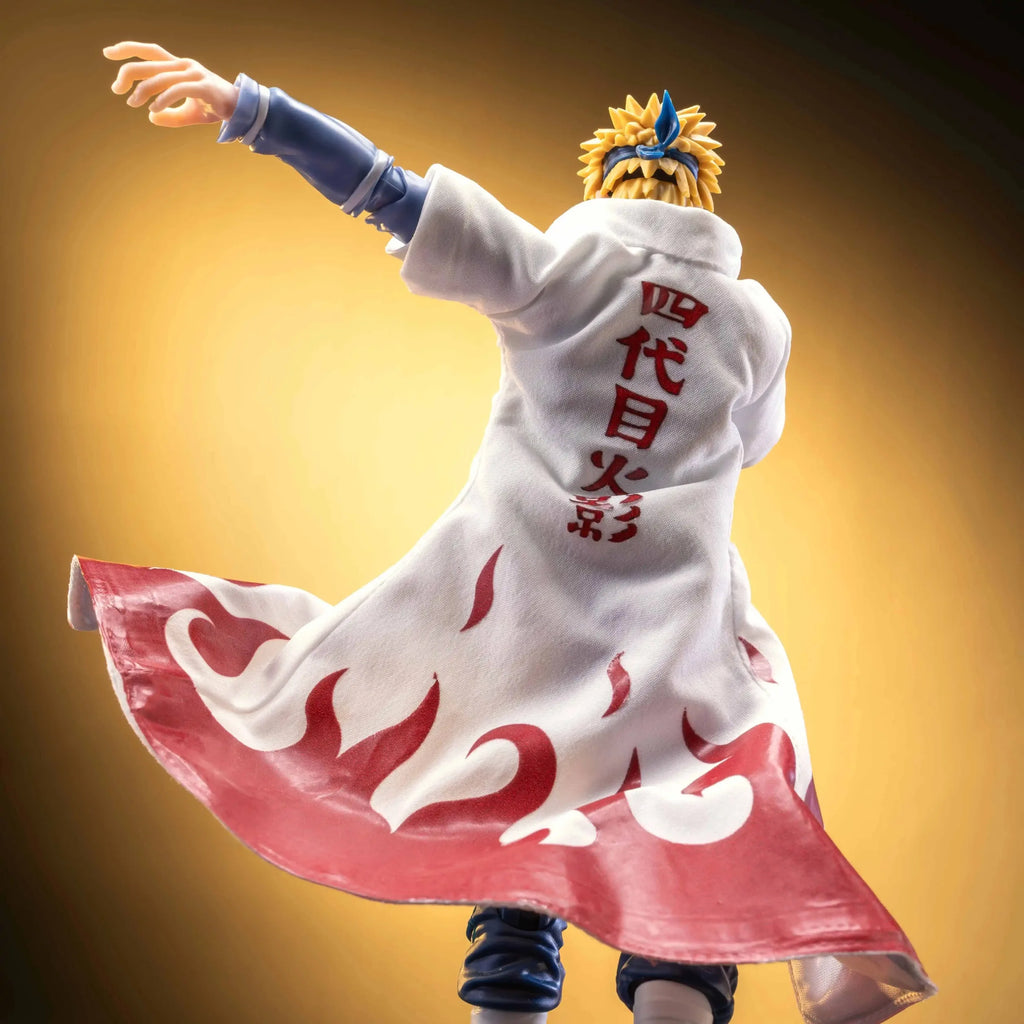 Anime Naruto SHF 1/12 Namikaze Minato Fourth Hokage Cloak Action Figure Clothing Toys Model Accessories Cloth Clothes