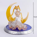 Sailor Moon Ornament Anime Surrounding Aesthetic Figure Model Glowing Night Light Room Desktop Decoration Cute Toy Children Gift