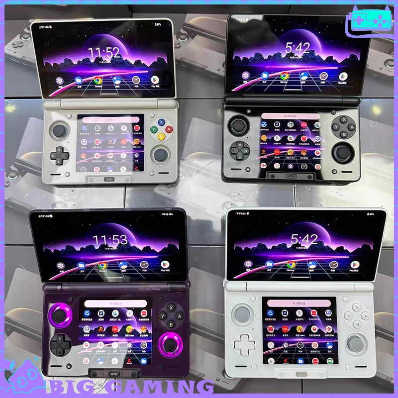 Ayn Thor Pro Gaming Palm 1TB Wireless Bluetooth Controller Game Simulator Accessories Dual Screen Oled Portable Palm Skyline