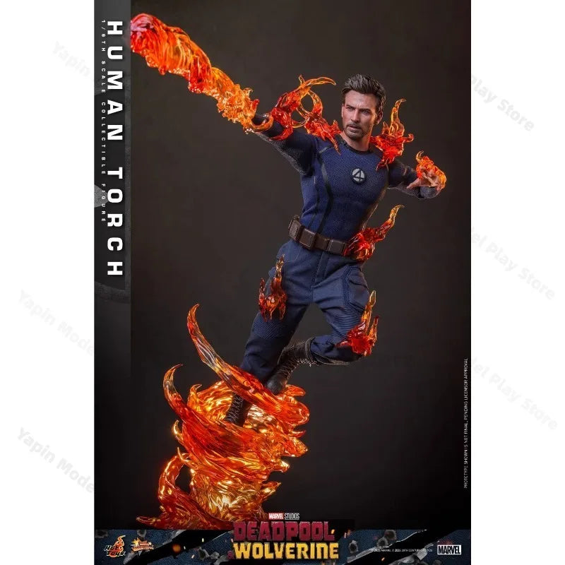 In Stock HotToys HT MMS789 Deadpool and Wolverine Human Torch Chris Evans Gift Collection