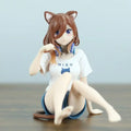 Anime The Quintessential Quintuplets Desktop Cute Nakano Itsuki Figures Cat Room Wear Ver Girl Statue Model Doll Desk Decoration