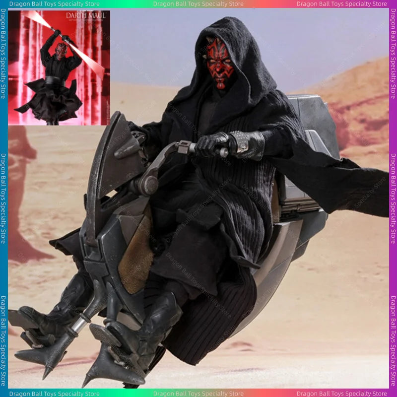 [In Stock] Original HOTTOYS HT 1/6 DX16 DX17 Star Wars Darth Maul Motorcycle Action Figure Toy