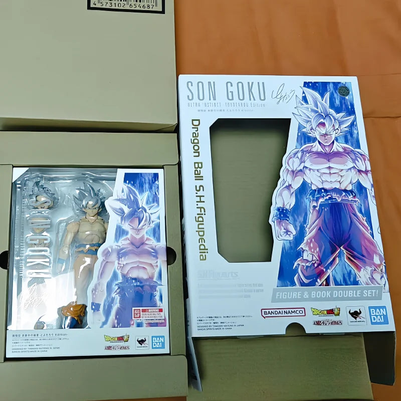 New Original Bandai-Figura Vj30 S.H.Figuarts De Dragon Ball Z Son Goku Ultra Instinct Super Saiyan Edition Toys Collection Gifts