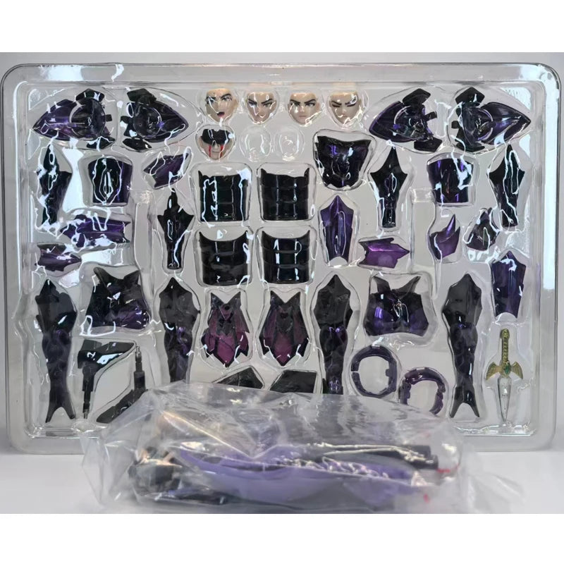 CS Model Saint Seiya Myth Cloth EX Gemini Saga With Damaged Armor Hades Surplice Dark Gold Knights of the Zodiac Action Figure