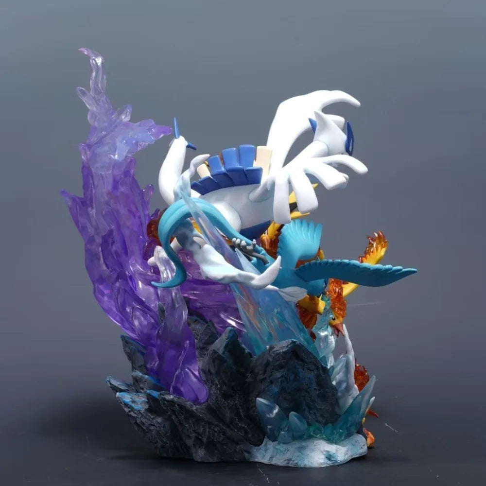 31cm/12.2in Anime Pokemon Figure Legendary bird Pokemon Action Figures Pvc Statue Collection Model Toys Gifts