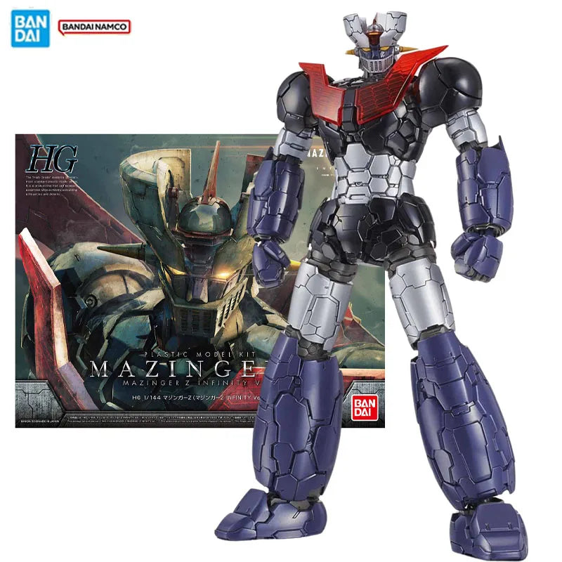 Bandai Original Genuine Figure Mazinger Z Model Kit Anime Figures HG Mazinger Z Infinity Collection Action Figure Model Toys