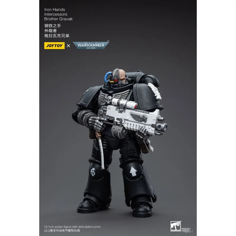 [In Stock] JOYTOY Original 40K1/18 Mobile Doll Warhammer 40000 Dark Crow Guard Arbitrator Mobile Joint Model Toy Gift Collection