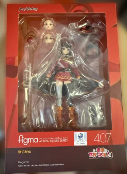 【SF】In Stock Original Max Factory Figma407 Kono Subarashii Sekai Ni Shukufuku O Megumin Figures Collection Anime Gift