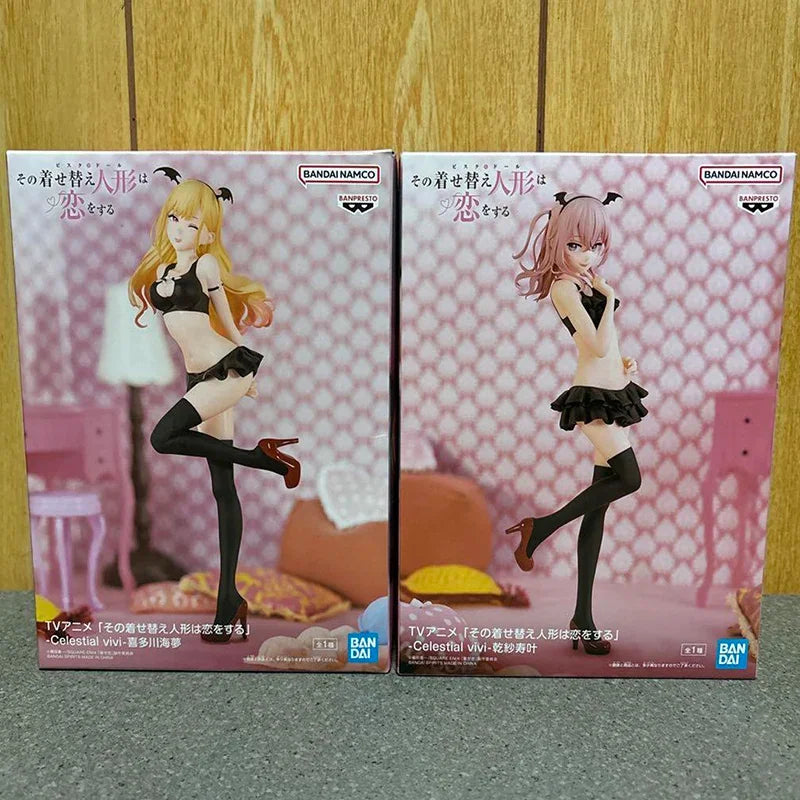 Original Bandai Anime Figur My Dress-Up Darling -Celestial vivi-Marin Kitagawa Action Figur Sajuna Inui PVC Spielzeug Figur