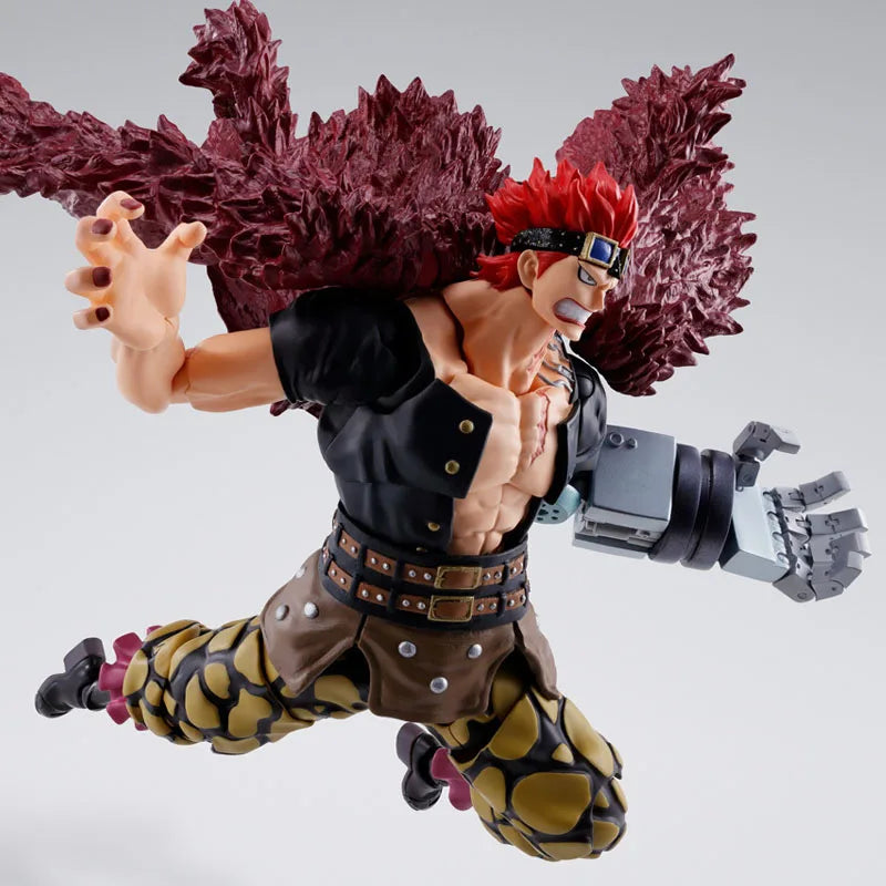 In Stock BANDAI Original Box S.H.Figuarts EUSTASS.KID LUFFY Anime Action Figure Model Toy Gift for Kid Foam Box Packaging