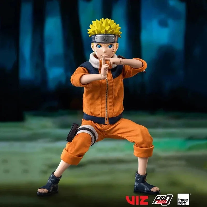 In Stock Original NARUTO Uzumaki Naruto Threezero FigZero 1/6 PVC 25CM Anime Action Figure Model Collection Boxed Toys Gifts