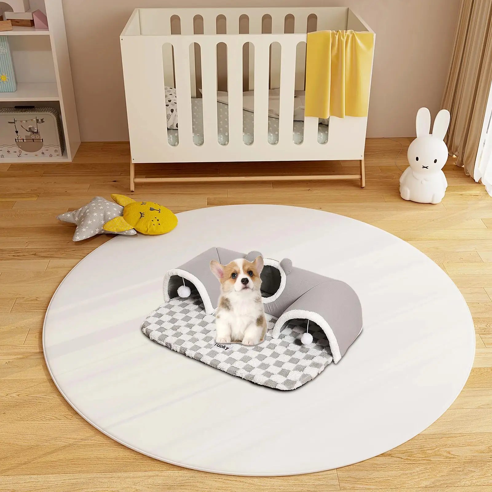 Cat Tunnel Cat Play Tunnel Sleeping Pad Bed Sleeping Mat Pet Supplies Nest For Indoor Kitten Small Animal Puppy Bunny Bedroom
