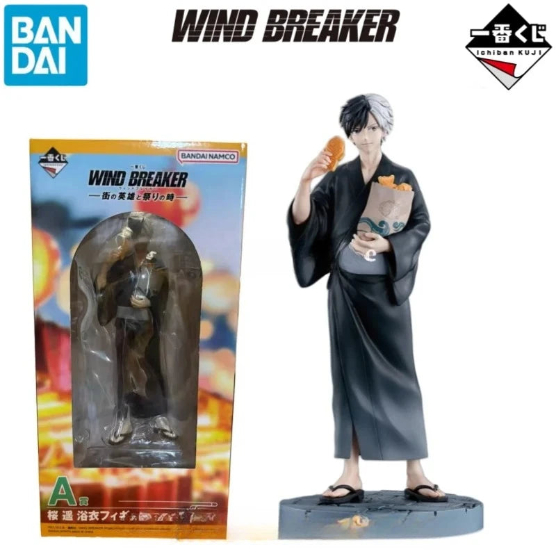 In Stock Original Bandai Ichiban Kuji WIND BREAKER Sakura Haruka Umemiya Ichika Collectible Model Decoration