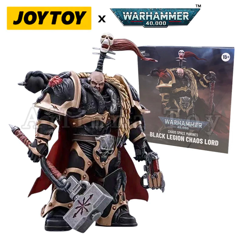 JOYTOY 1/18 Action Figure (6PCS/SET) 40K Chaos Warband Anime Collection Military Model