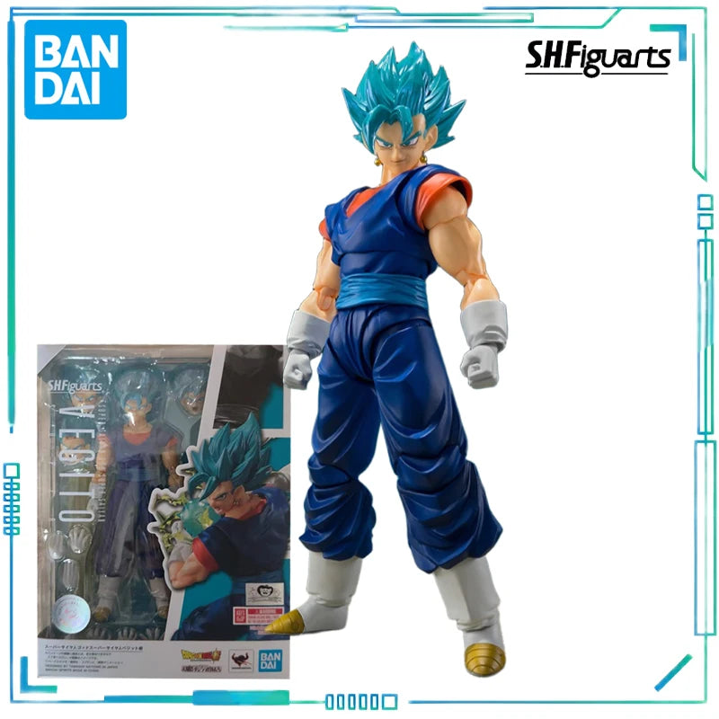 BANDAI Genuine S. H. Figuarts Series Movable Toys Dragon Ball Series Zamas，Super Saiyan Beijit，Capsule Motorcycle Model Movable