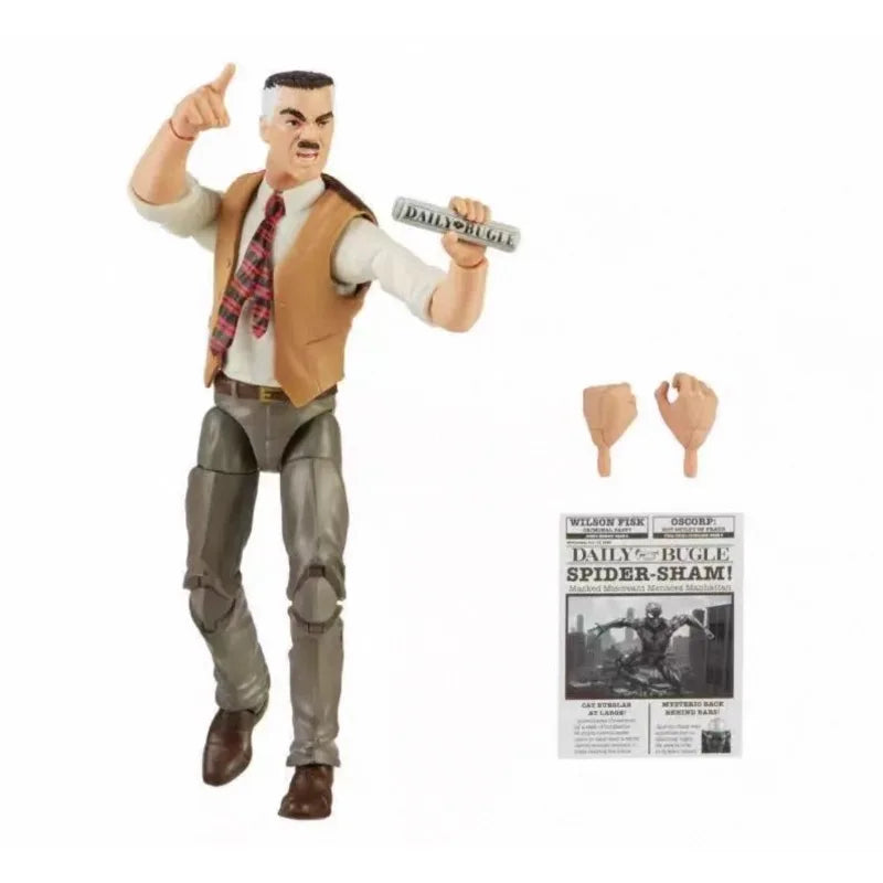 New Original Hasbro Marvel Legends Series J. Jonah Jameson (Spider-Man) Action Figures Toys Collection Models