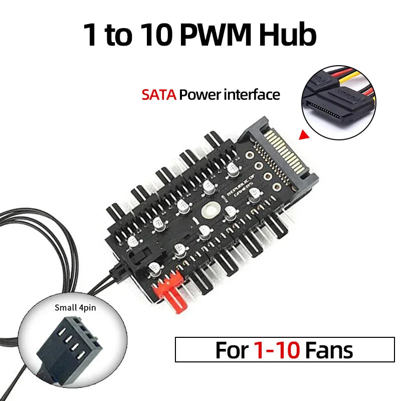 Teucer 12cm Chassis Fan PWM Control 1800rpm Silent Computer Case CPU Cooler Heatsink Ventilador Water Radiator 120mm Cooling Fan