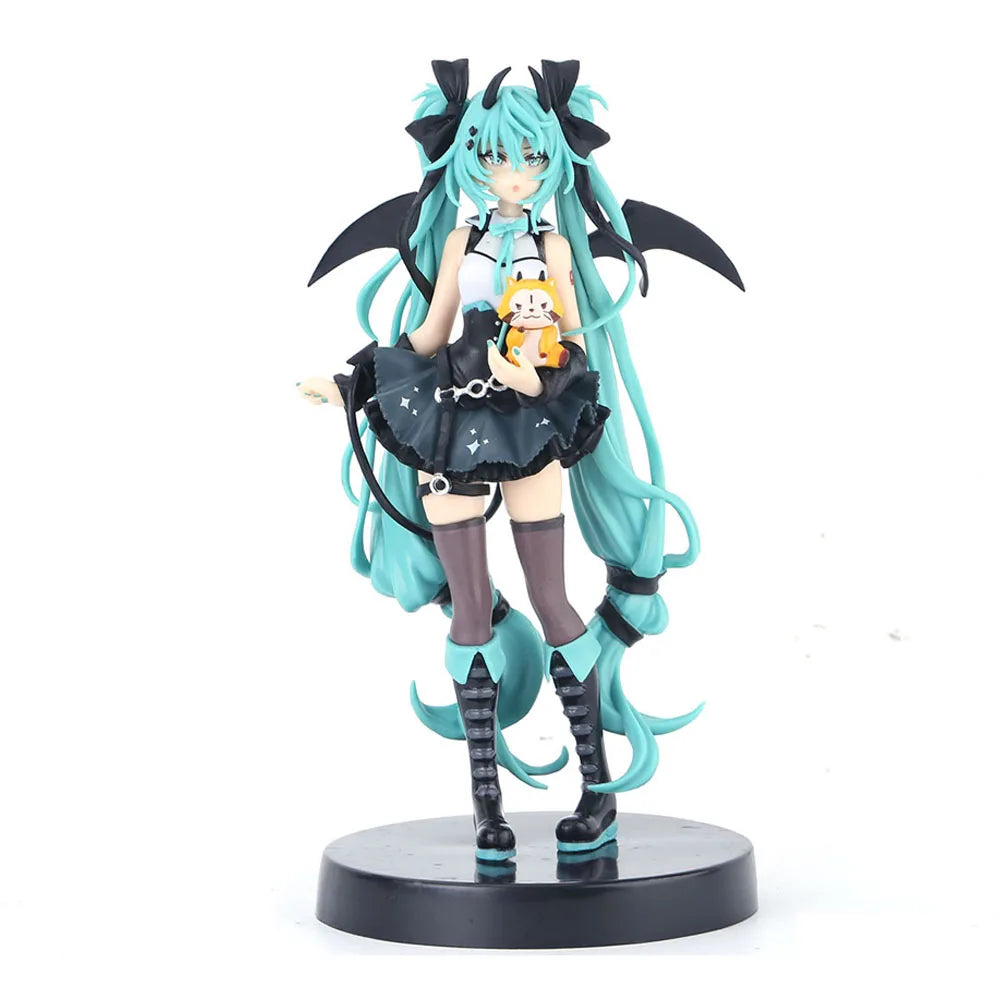 Hot New 15 Styles Hatsune Miku Anime Figure Toys MIKU Kawaii Cartoon PVC Action Figurine Model Dolls Birthdays Gifts