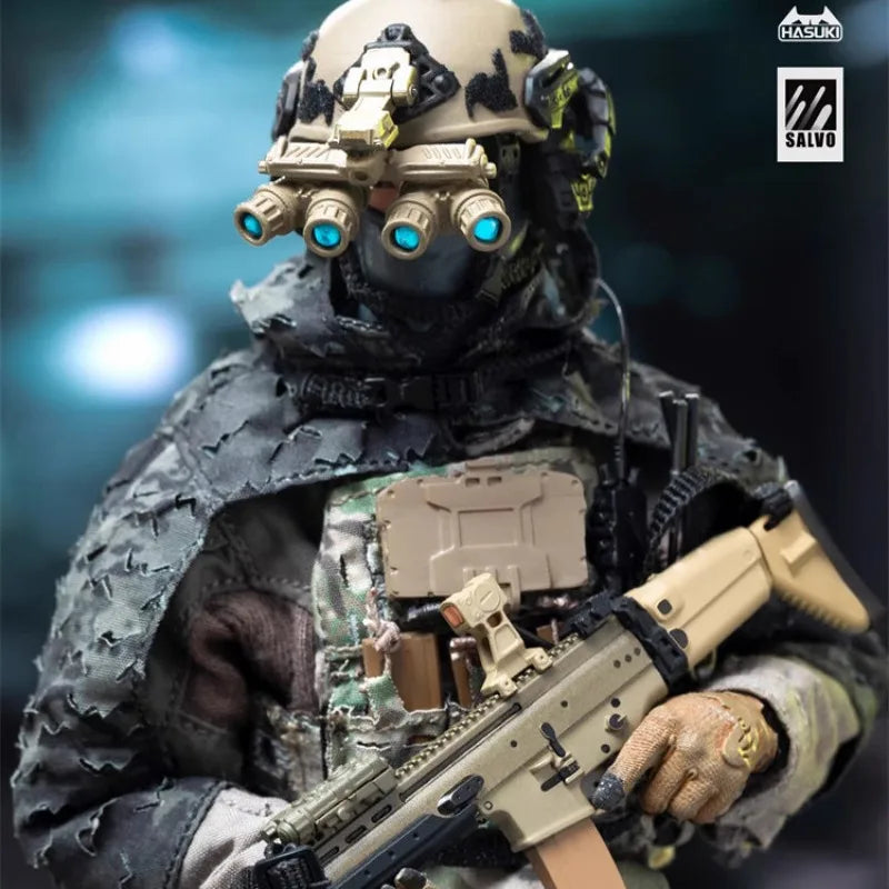 In Stock! HASUKI 1/12 Black Ops SA04 Night Weaver WM-07 Action Figure Figure Soldier Model Gift Collection