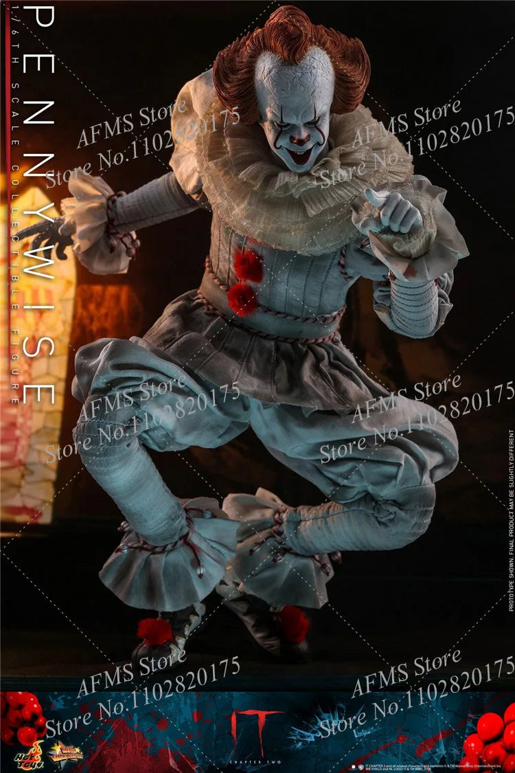 MMS555 1/6 Scale Collectible Figure It Pennywise Classic Horror Movie Clown Full Set 12Inch Men Soldier Action Figure