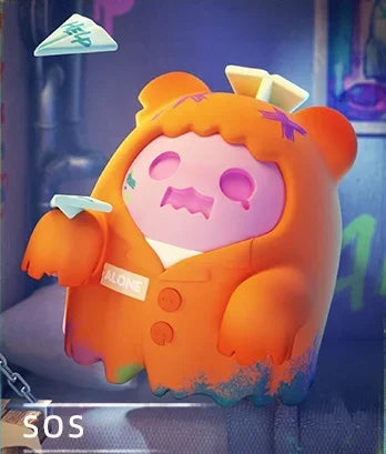 ShinWoo BADDY BEAR TOWN Serie Blind Box Mystery Box Überraschungsbox Original Actionfigur Cartoon Modell Halloween Geschenk