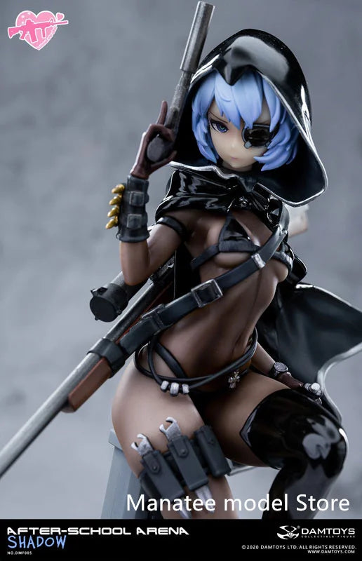 DAMTOYS Original After School Arena 5th Shot Shadow 1/7 PVC Action Figure Anime Model Toys Collection Doll Gift