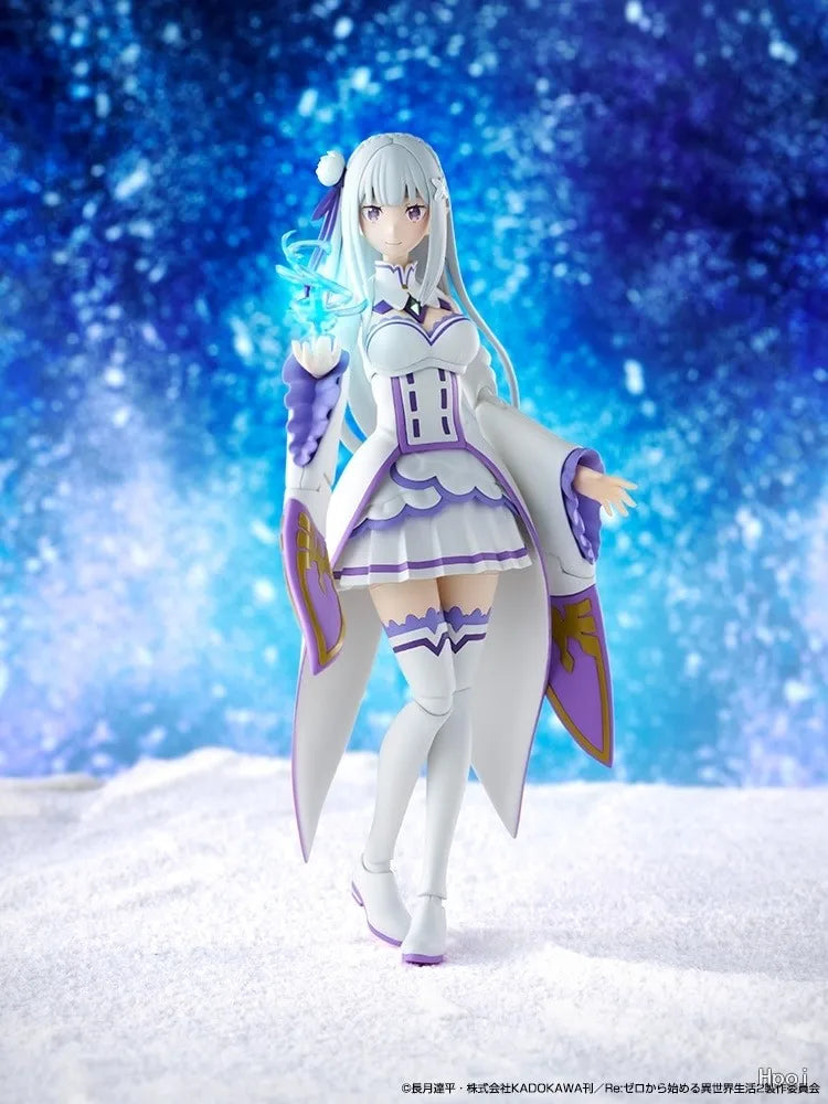 KADOKAWA Plastic Model Re:ZERO Emilia DX Ver. Swimsuit & Gown Dual Body Pre-colored Ready Stock