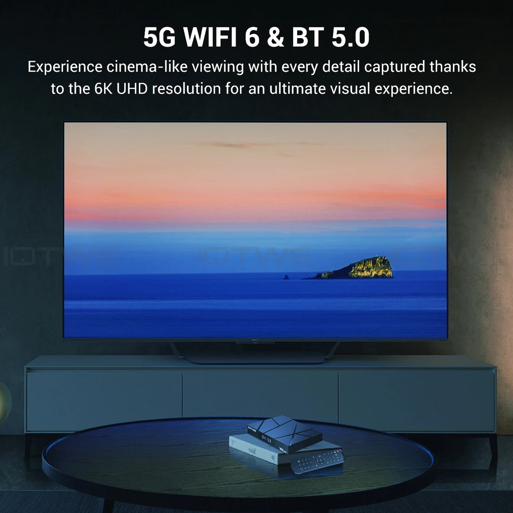 Android 13.0 6K H618 T95 Pro Smart TV Box 32/64/128 GB Quad Core HDMI USB 2.0 Stream Media Player WIFI 6 Set Top Box Bluetooth