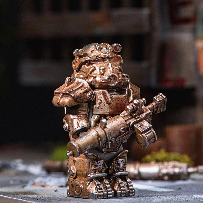 1PCS Military Soldiers Mini Anime Action fallouts Figures Weapons Robot Mecha Building Blocks Bricks DIY Toys for KIDS gift