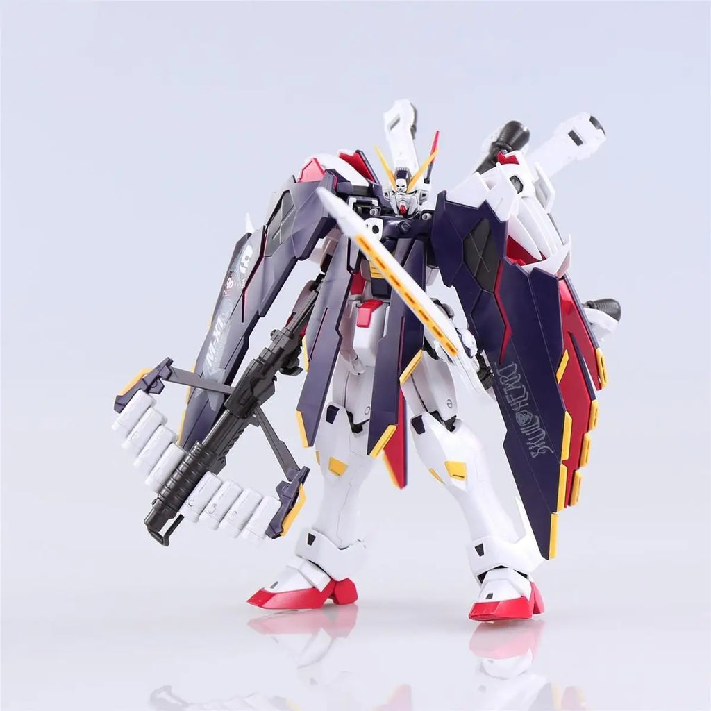 BANDAI Original Genuine MG94 1/100 Crossbone Gundam X-1 Full Cloth Action Figure Assembly Model Toys Collectible Model Ornaments