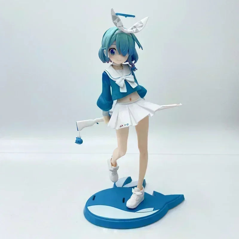28cm Blue Archive Iochi Mari Anime Figure Yozakura Kirara/Sunaookami Shiroko/Urawa Hanako Action Figure Collectible Model Toys