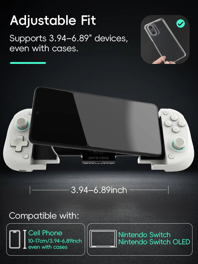 Безжичен контролер DATA FROG X3 за Android, геймпад за Samsung Galaxy, PUBG Mobile, Switch/Switch OLED