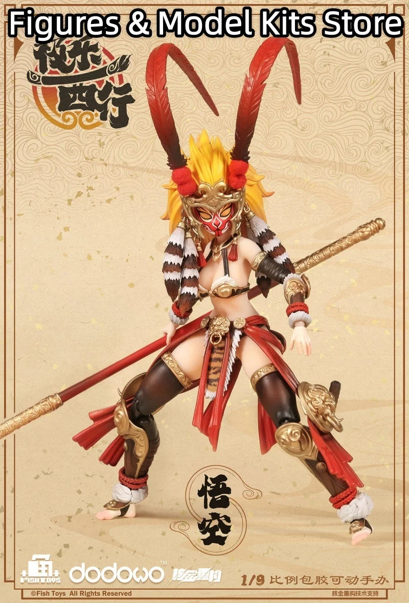 【Pre-Sale】 Dodowo X Fish Toys Journey to the West Wukong 1/9 Girl Action Model Collectible Figure Toys